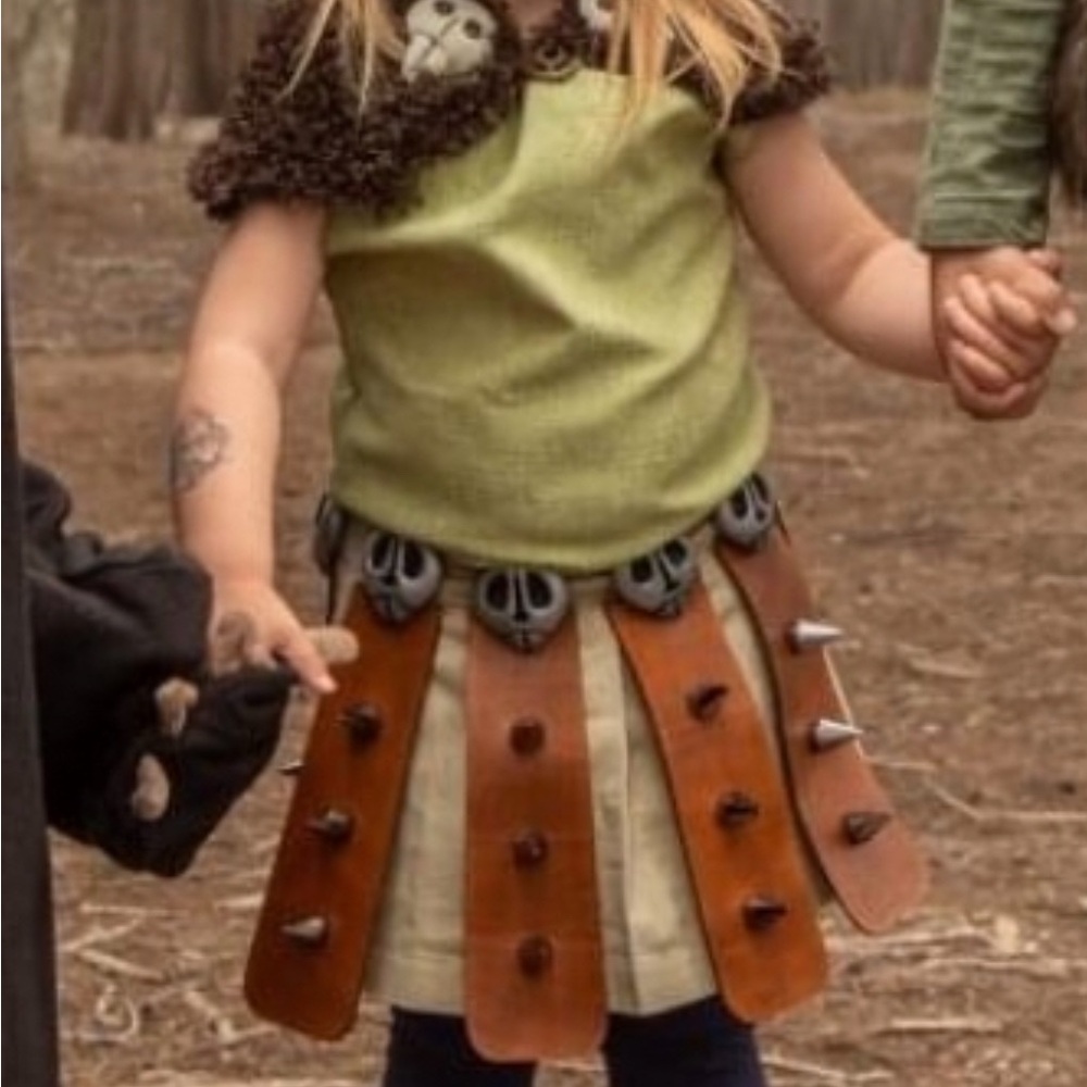 Astrid How to Train Your Dragon Viking Costume Handmade 2T 3T 4T